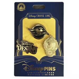 NEW Disney Pin set of 3 Disney Cruise Line DCL Destiny Collection 2025
